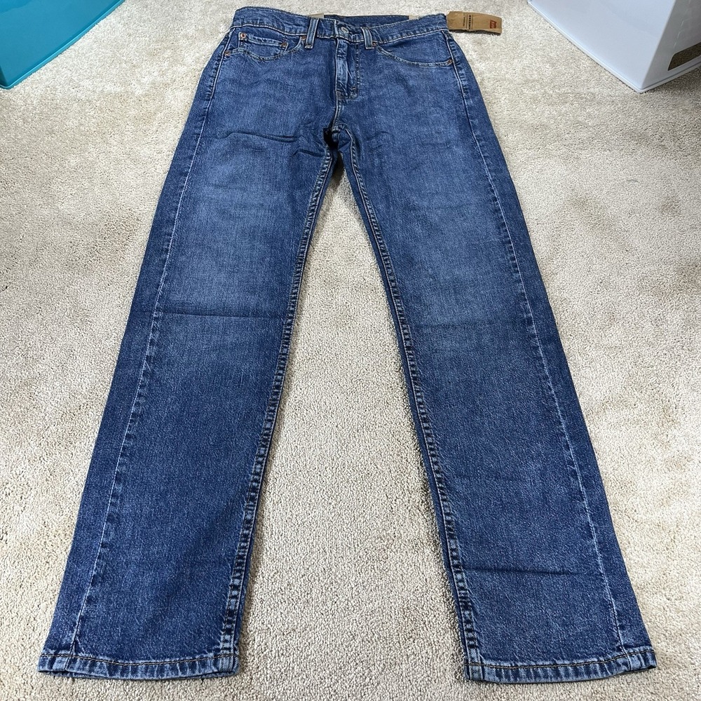 Levi's Men's 505 Jeans Regular Fit Stretch Denim Size 29x32 Medium Wash NWT